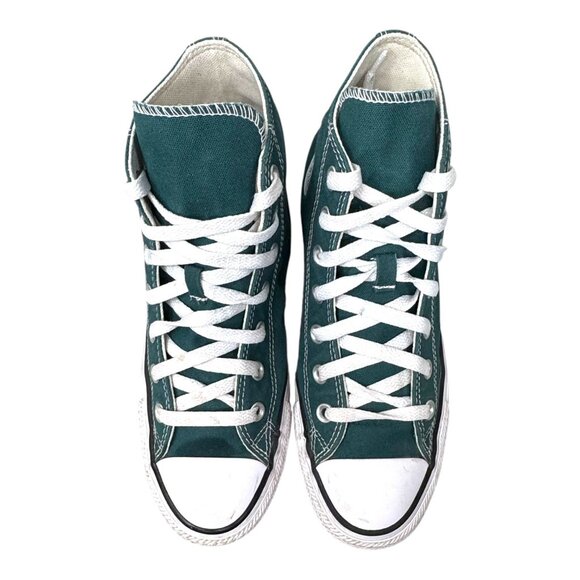 Converse Unisex All Star High A04544F Green White Sneakers Shoes Size 6 Men 8 W - Picture 10 of 16